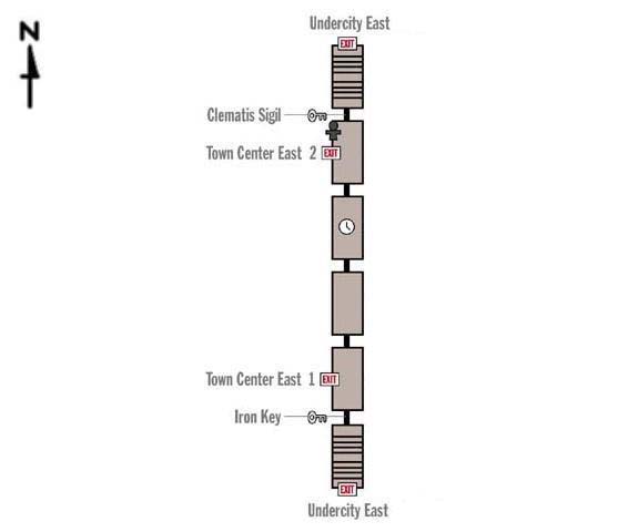 city walls north map