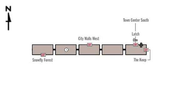 city walls south map